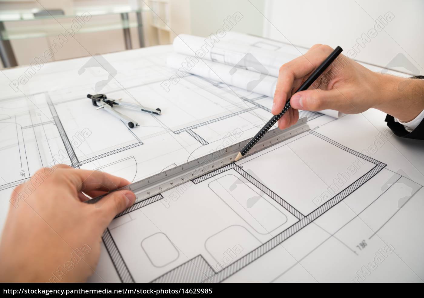 Diagramas Do Desenho Do Coordenador No Papel Do Modelo Fotos De