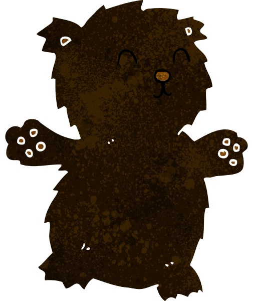 oso de peluche de dibujos animados