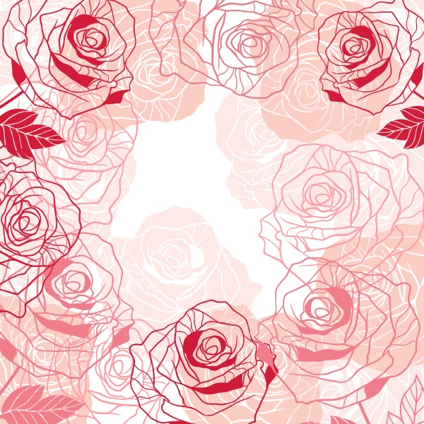 fondo floral con rosas rosas