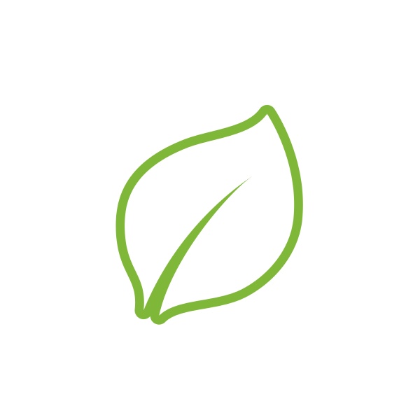 logotipo de hoja verde ecologia naturaleza