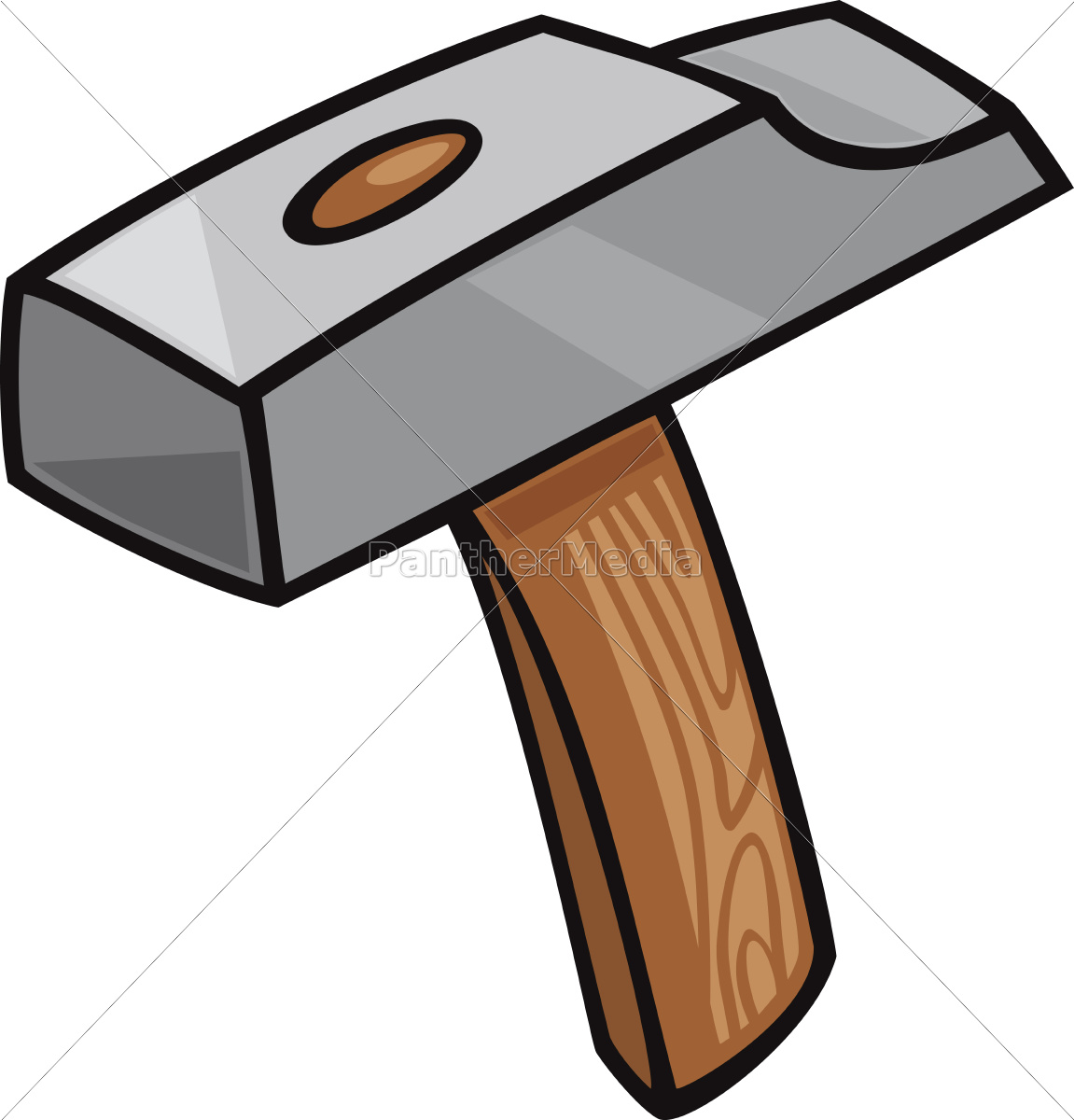 hammer clip art cartoon-abbildung - Lizenzfreies Bild 9755824 |  Bildagentur PantherMedia