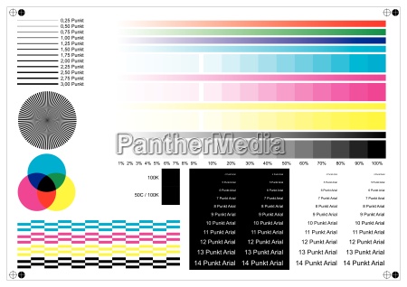 Printer Test Sheet 600dpi - Royalty free photo #9897632 | PantherMedia ...