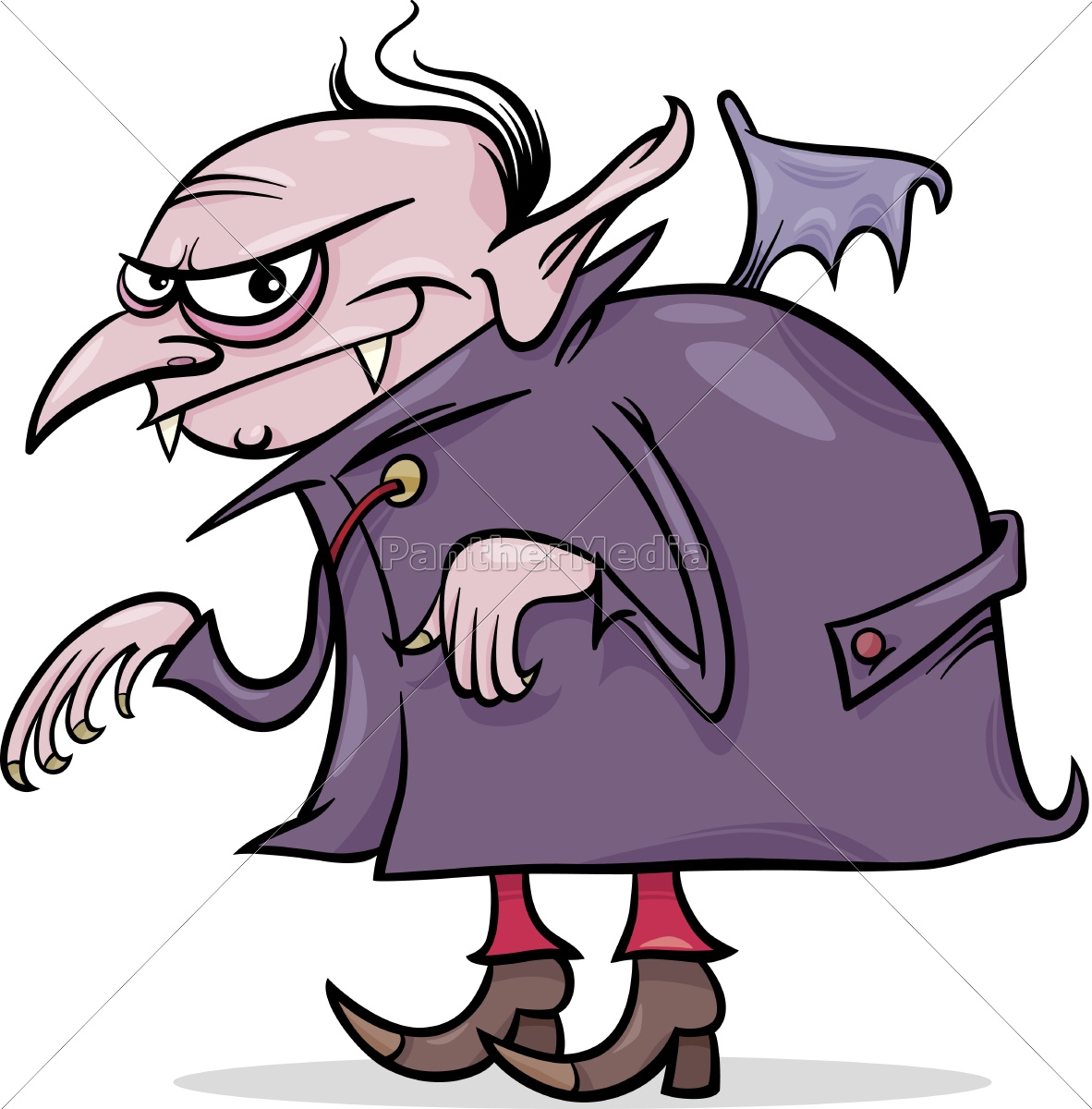 ilustração de desenho animado vampiro halloween - Stockphoto #9977536 |  Banco de Imagens Panthermedia