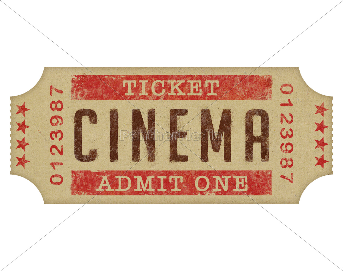Cinema Ticket - Stock Photo #10542889