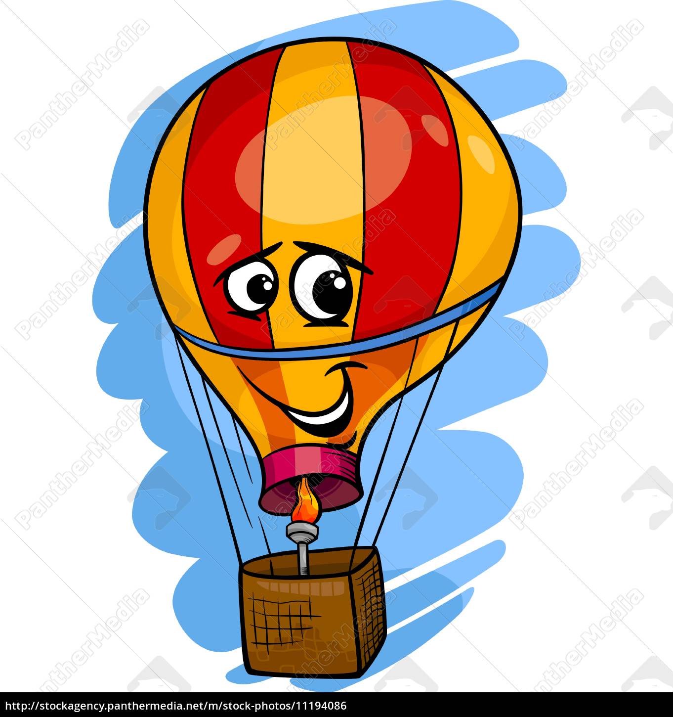 ilustración de dibujos animados globo de aire caliente - Stockphoto  #11194086 | Agencia de stock PantherMedia