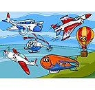 aviões avião grupo ilustração de desenho animado - Stockphoto #11478309