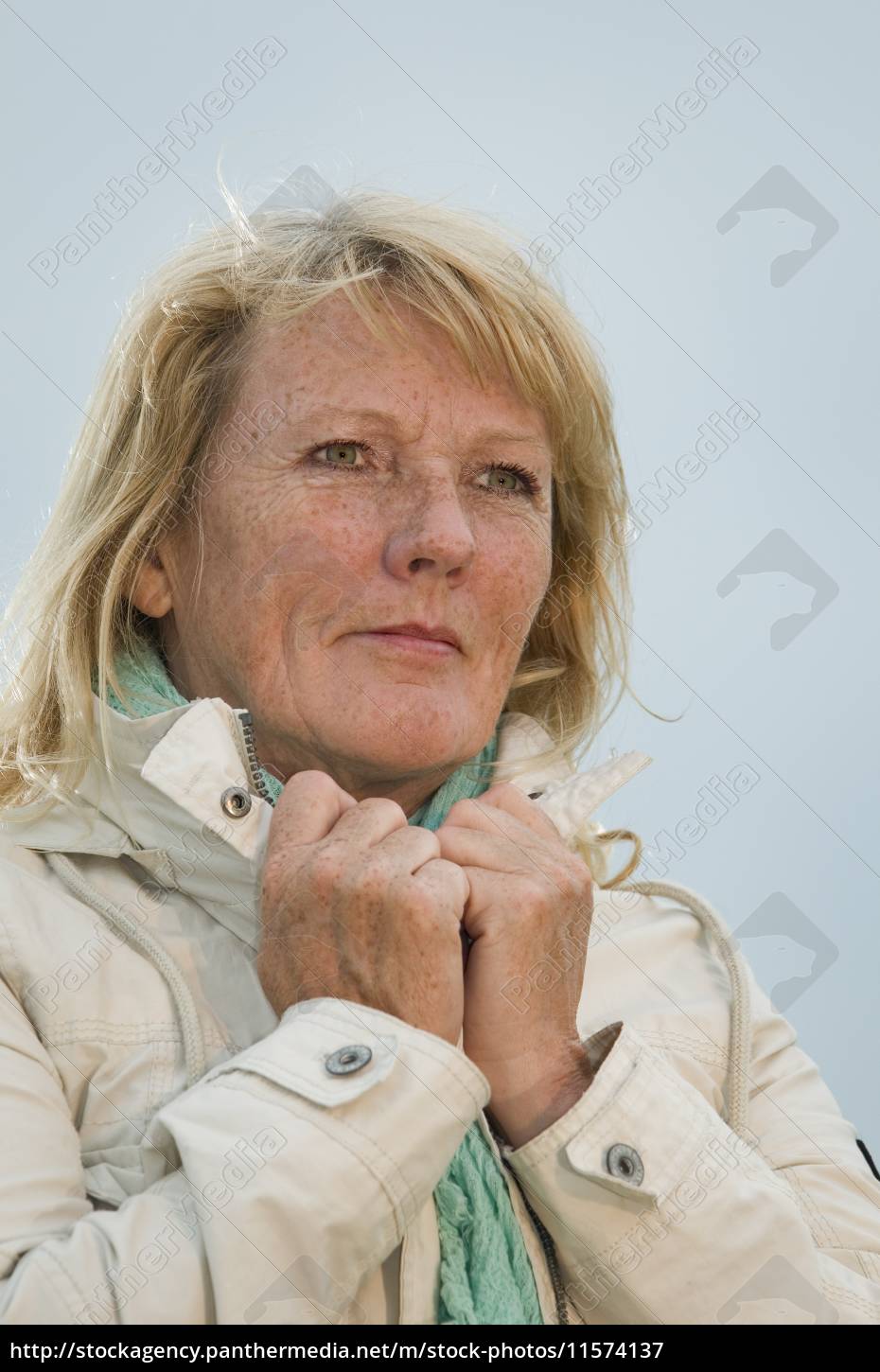 look of blonde mature woman - Stock Photo #11574137 | PantherMedia Stock  Agency