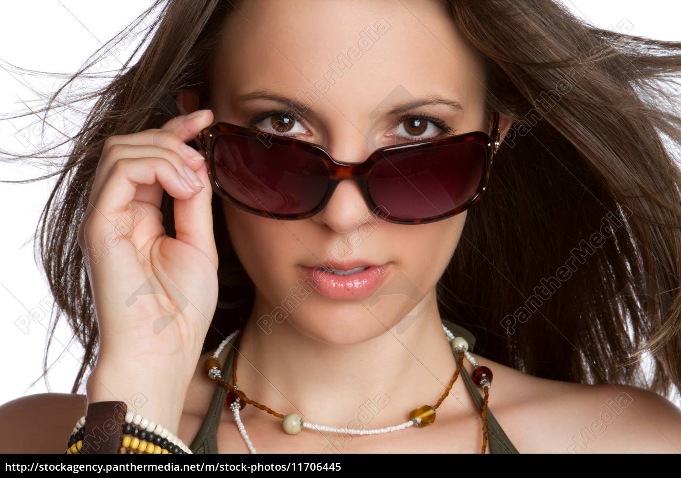 mujer sexy gafas de sol - Foto de archivo #11706445 | Agencia de stock  PantherMedia