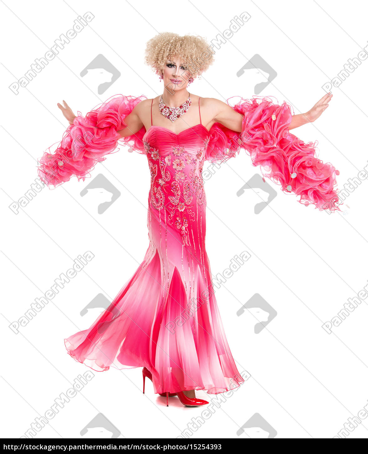 Drag queen pink dress best sale