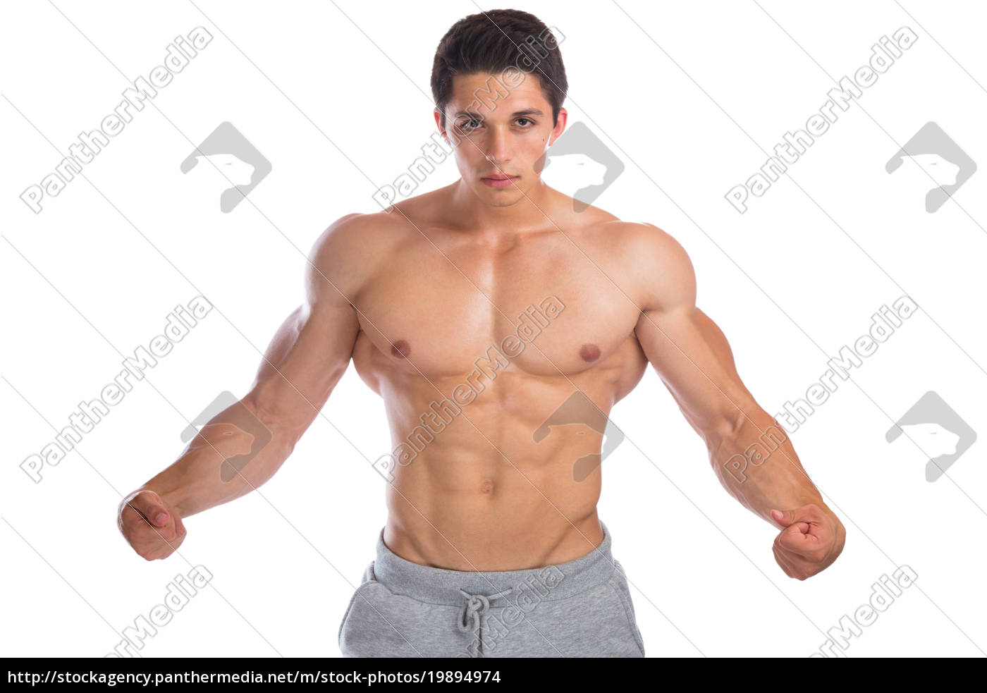 Muscles tense pose bodybuilder bodybuilding man strong - Royalty free image  #19894974 | PantherMedia Stock Agency