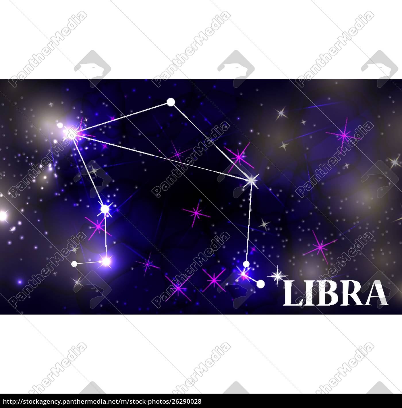 Symbol Libra Stjernetegn. Vektor Illustration EPS10. - Stockphoto ...