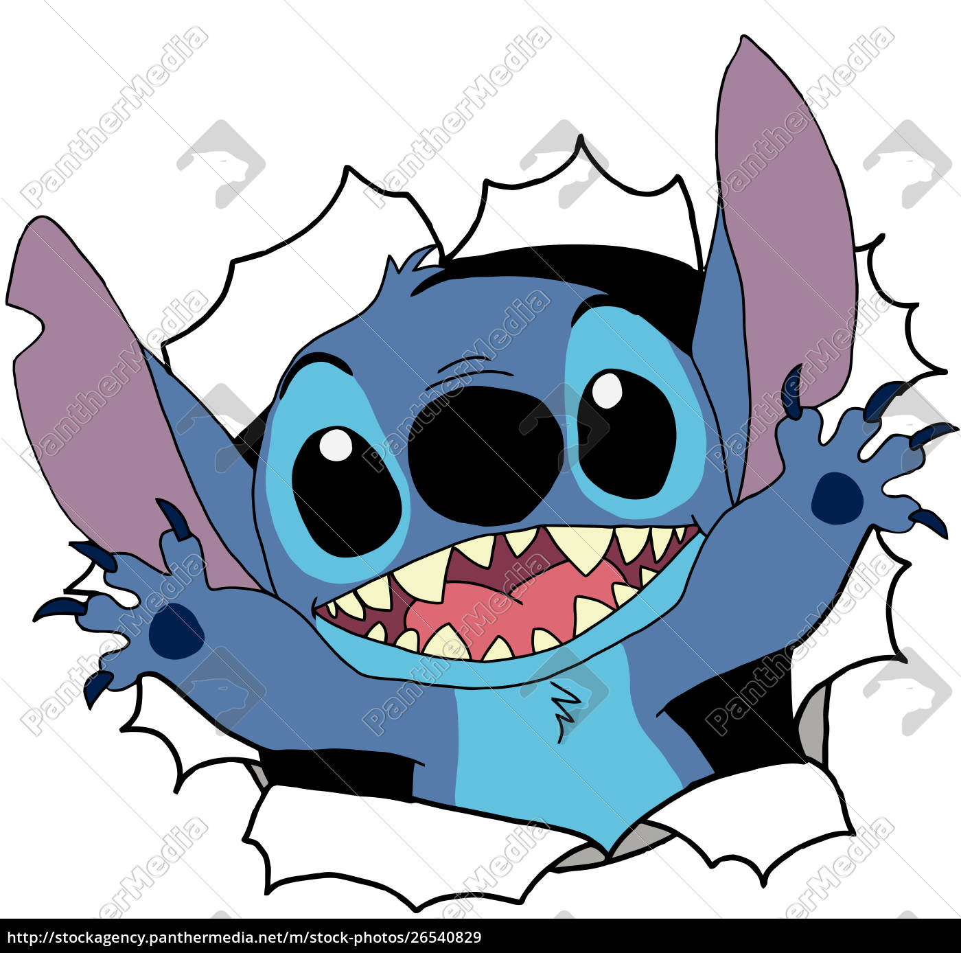 Lilo Stitch personaje ilustración dibujos animados - Derechos gestionados  imágen #26540829 | Agencia de stock PantherMedia