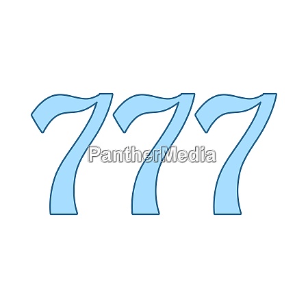 777 Symbol - Lizenzfreies Bild #27409744 | Bildagentur PantherMedia